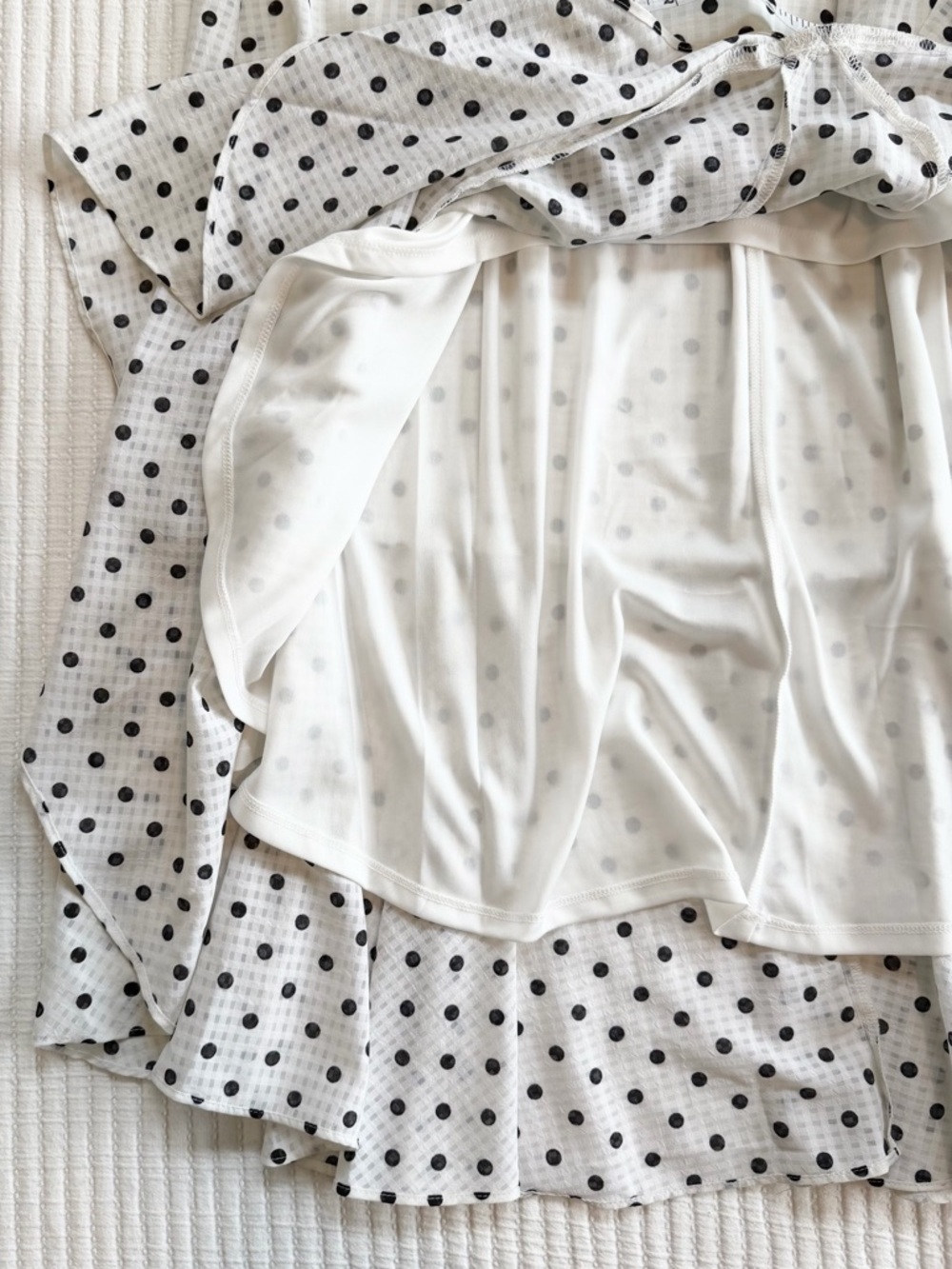 NWT Polka Dot Tiered Ruffle Maxi Dress - Picture 7 of 8